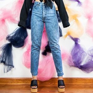 Guess By Marciano Acid Washed Mom Jeans